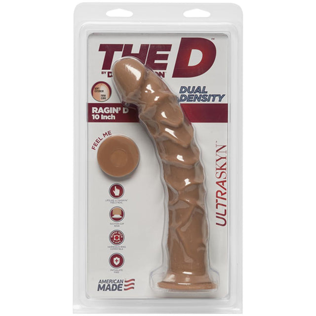 The D Ragin' D 10 Inch Ultraskyn Dual Density Cock