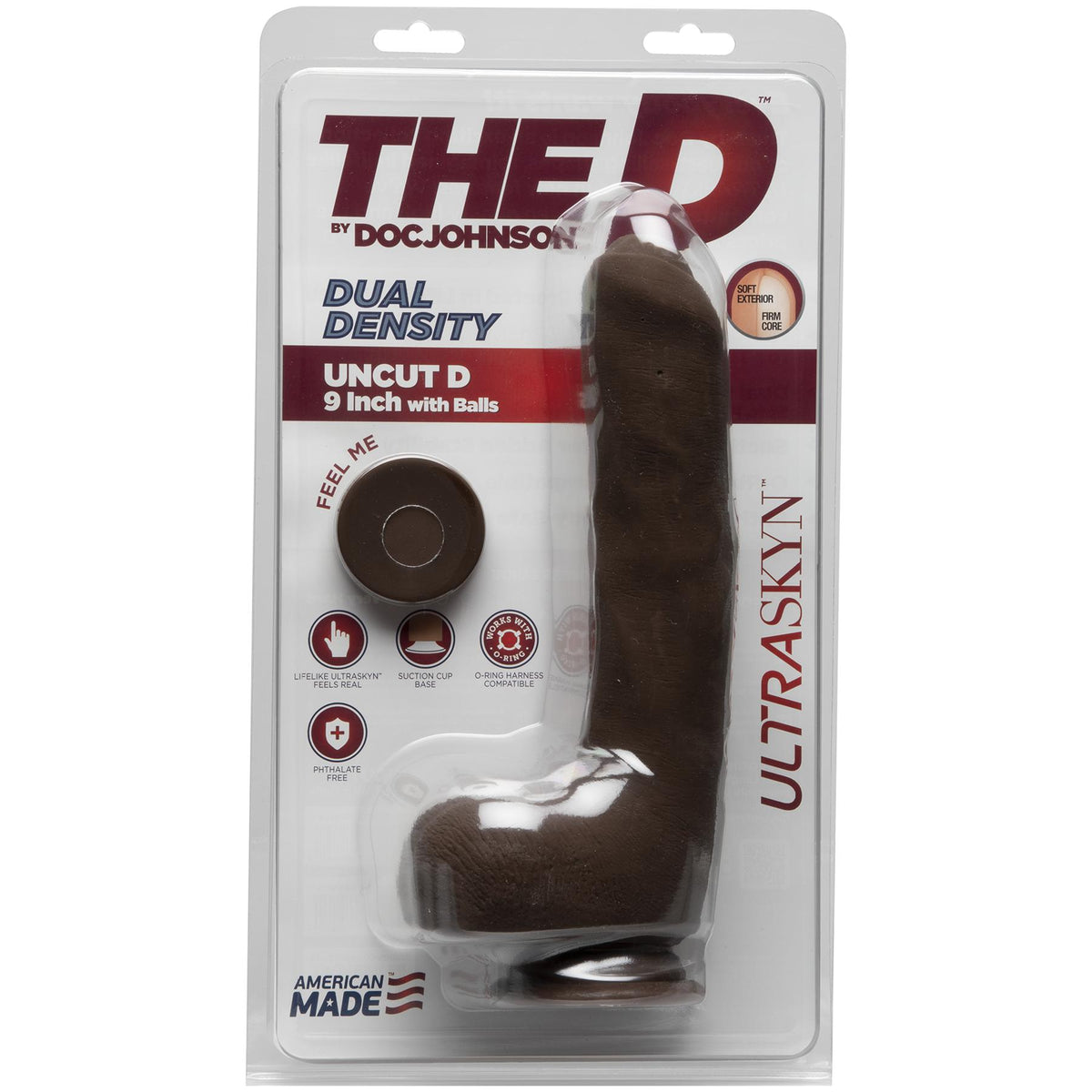 The D Uncut 9 Inch ULTRASKYN Dildo