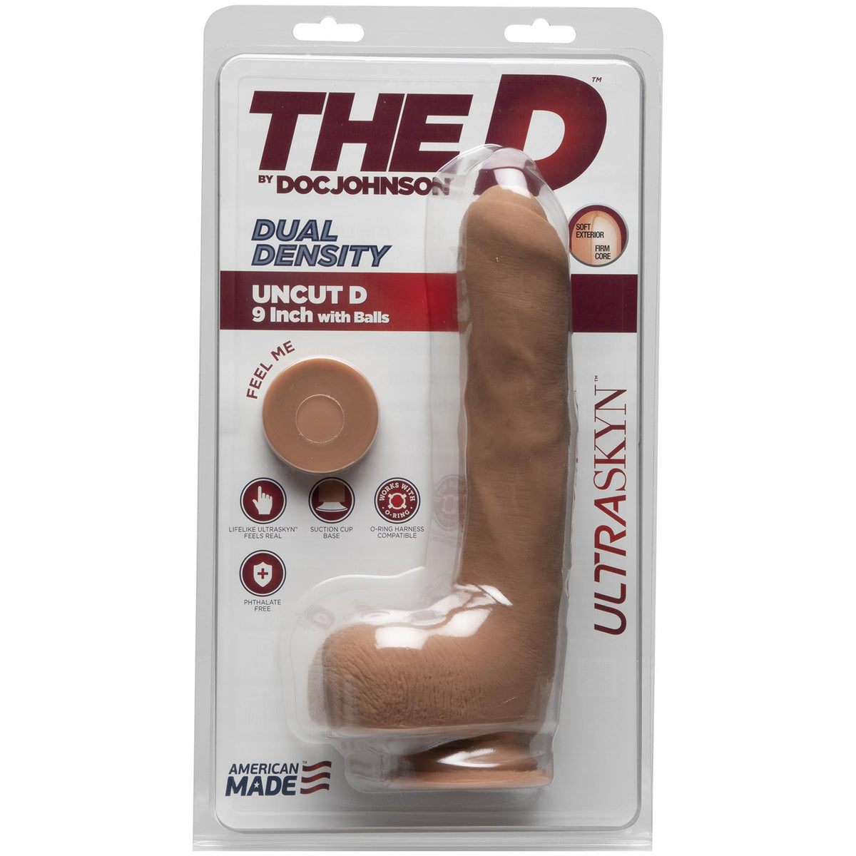 The D Uncut 9 Inch ULTRASKYN Dildo