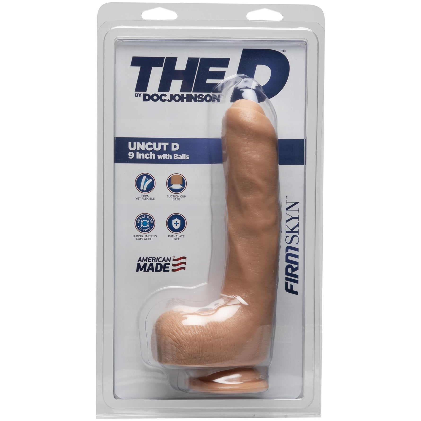 The D Uncut 9 Inch ULTRASKYN Dildo