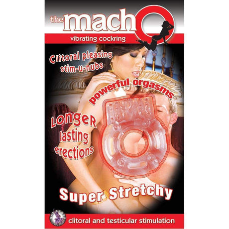 The Macho Cock Ring With Clit Vibrator