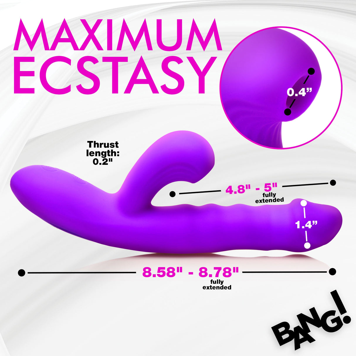 Thrusting and Sucking Rabbit Vibrator