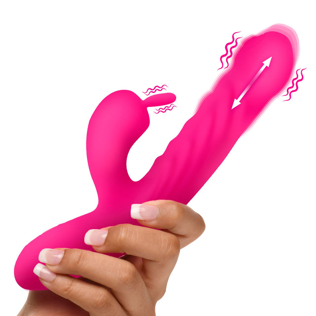 Thrusting and Vibrating Rabbit Vibrator