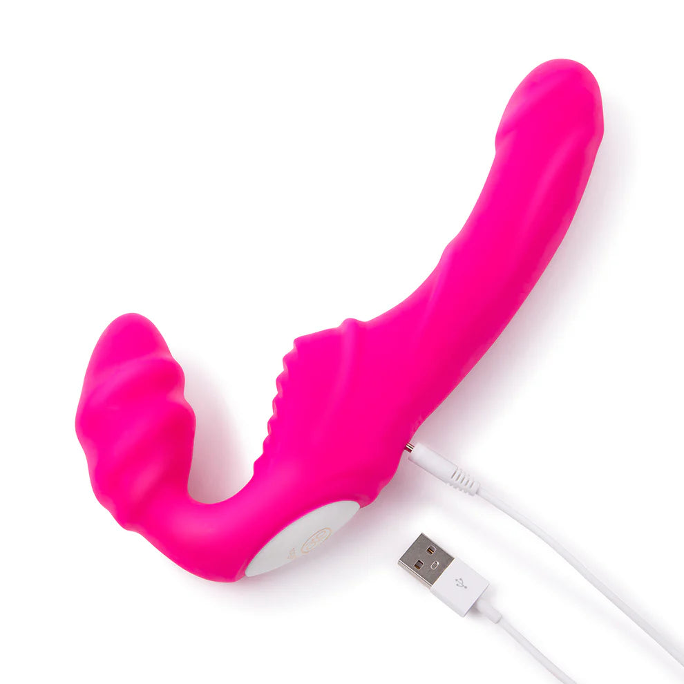 Together Vibrating Strapless Strap-On