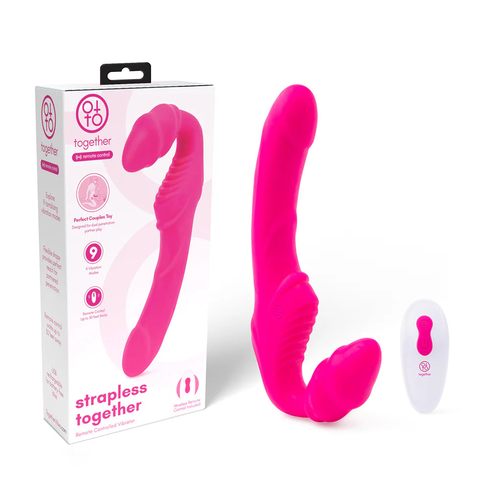 Together Vibrating Strapless Strap-On