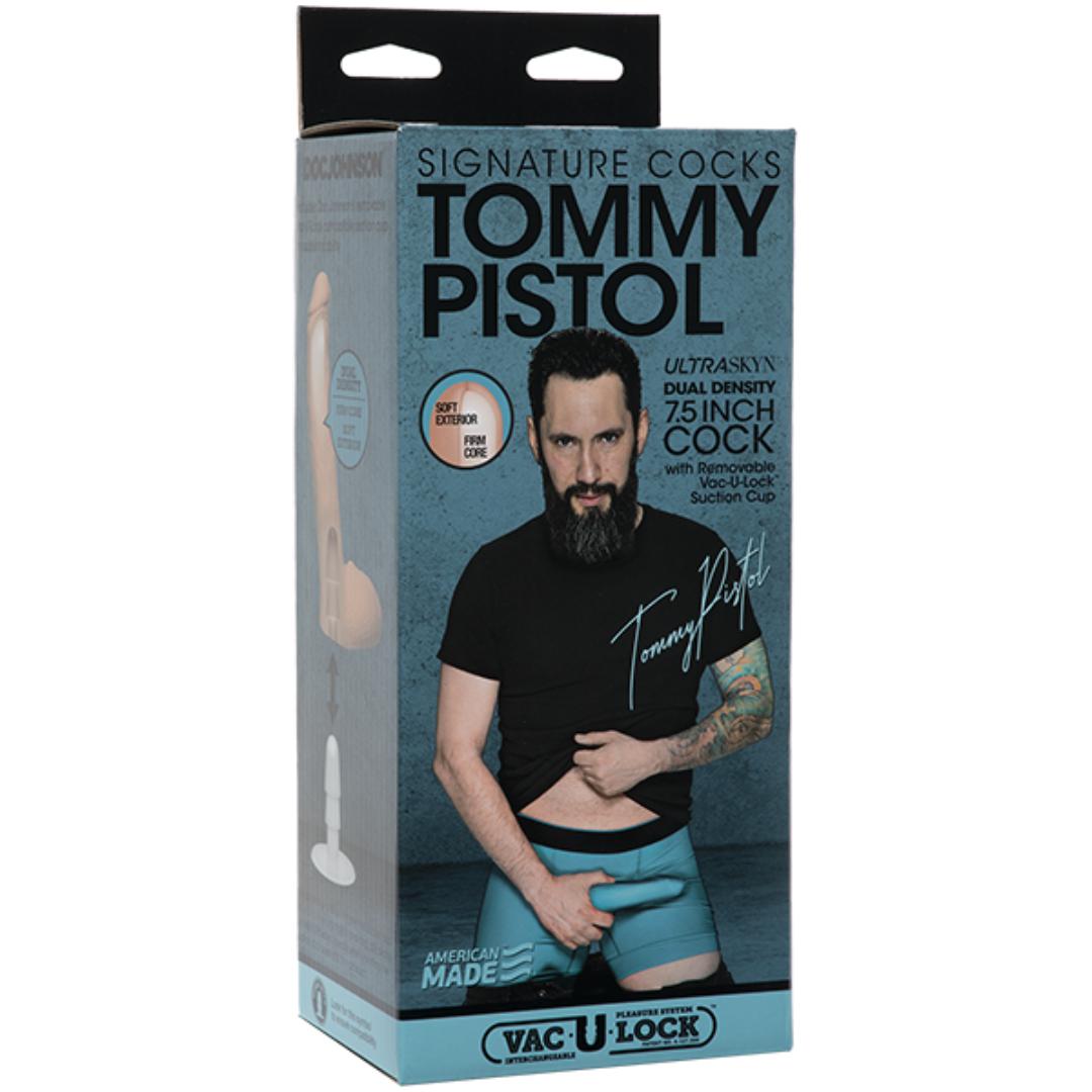 Tommy Pistol ULTRASKYN 7.5" Vac-U-Lock Cock