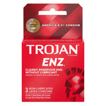 Trojan ENZ Non-Lubricated Condoms - Box Of 3