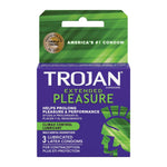 Trojan Extended Pleasure Condoms with Climax Control Lubricant