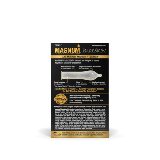 Trojan Magnum BareSkin Ultra Thin Large Size Condoms