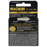 Trojan Magnum Thin Large Size Condoms - Box Of 3