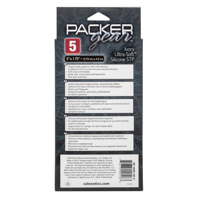 Ultra-Soft STP Hollow 5 Inch Packer Dildo