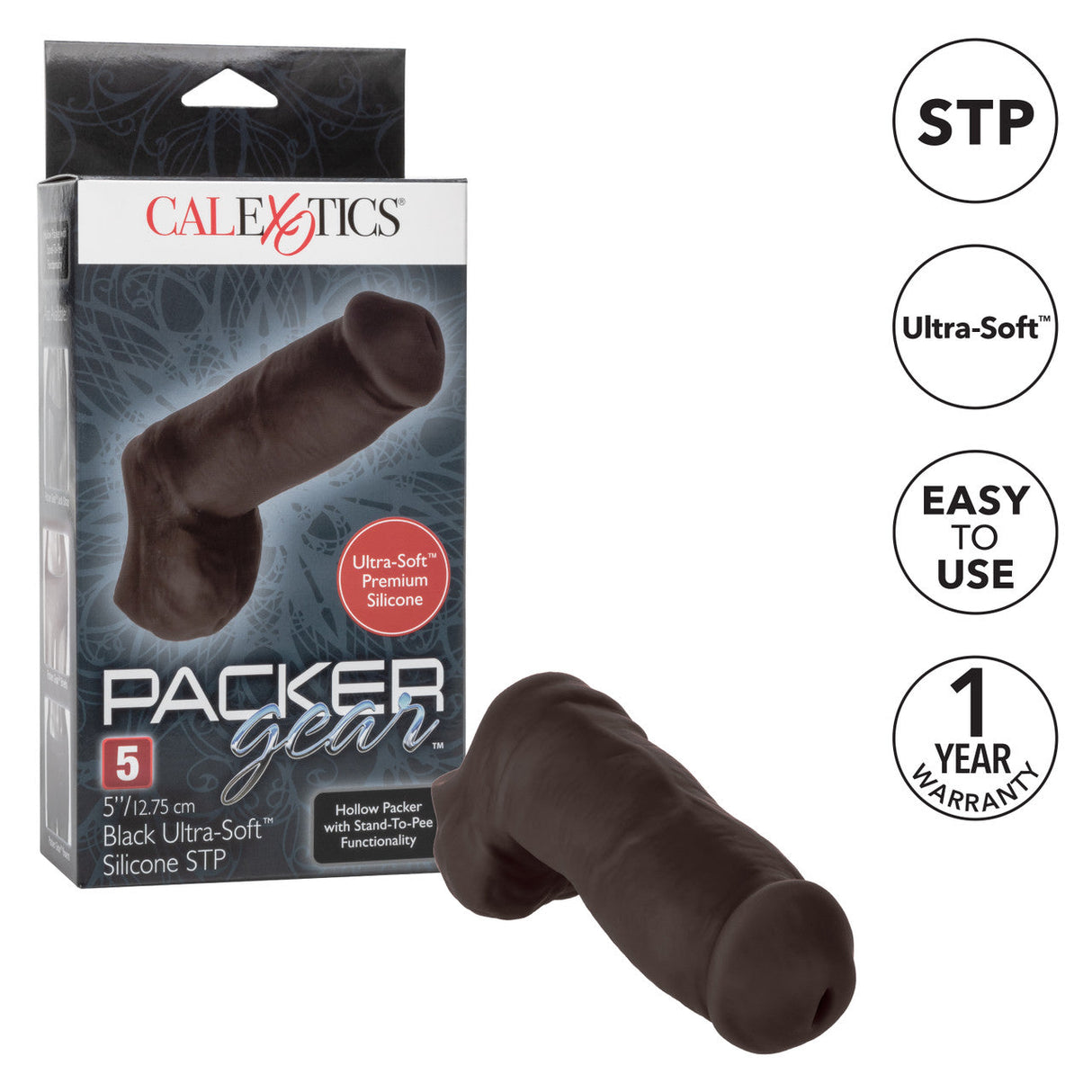 Ultra-Soft STP Hollow 5 Inch Packer Dildo