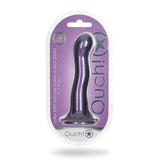 Ultra Soft Silicone 7 Inch Curvy G-Spot Dildo - Purple