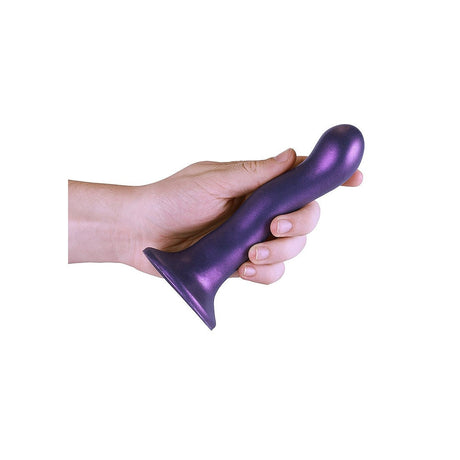 Ultra Soft Silicone 7 Inch Curvy G-Spot Dildo - Purple