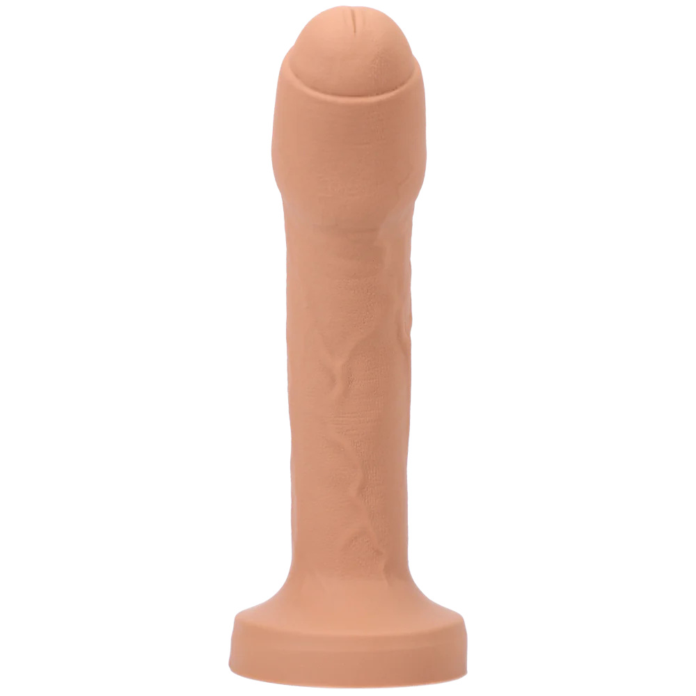 Uncut #2 6.5" Dual Density Dildo - Honey