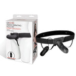 Unisex Vibrating Hollow Strap-On Dildo