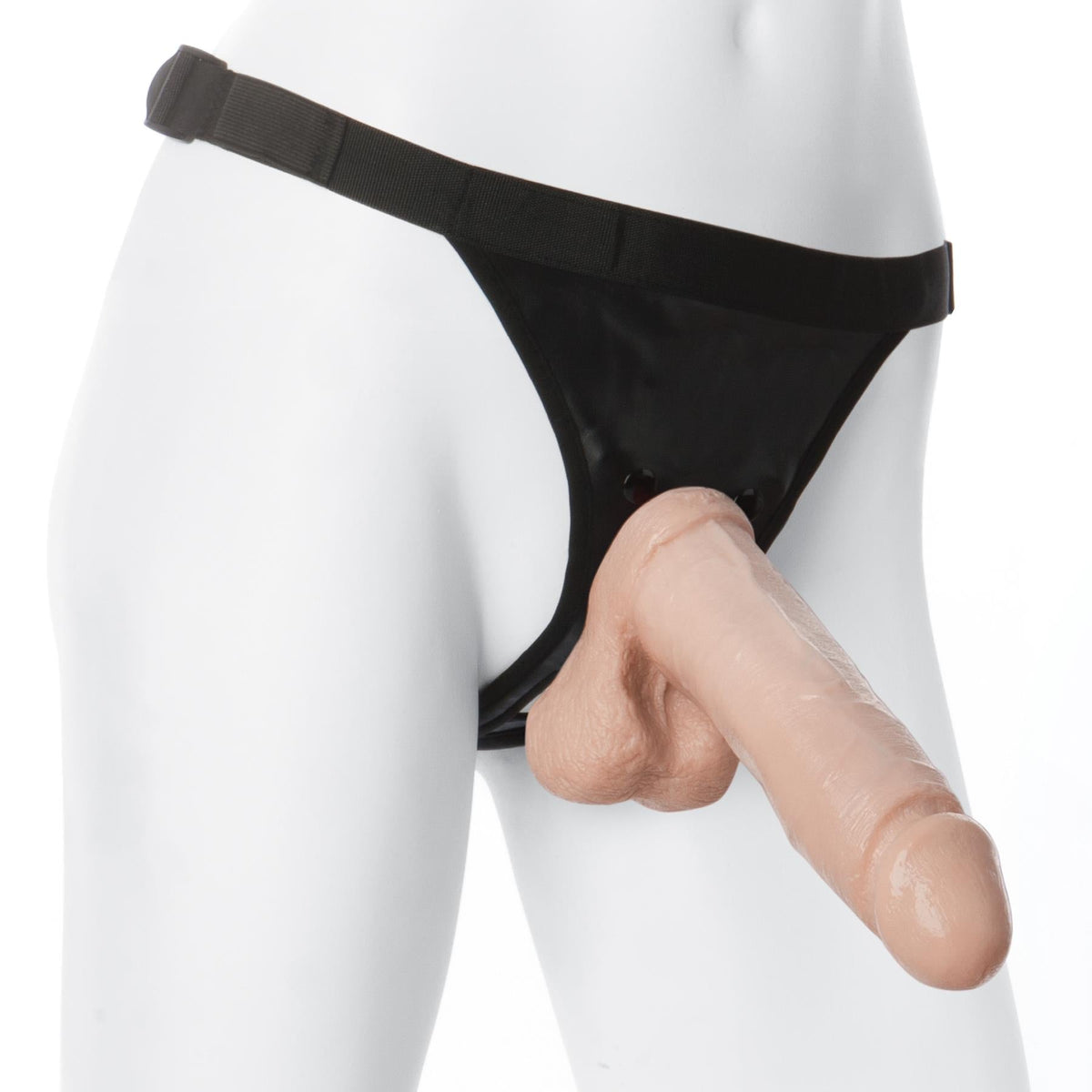 Vac-U-Lock Realistic Strap On Dildo Harness