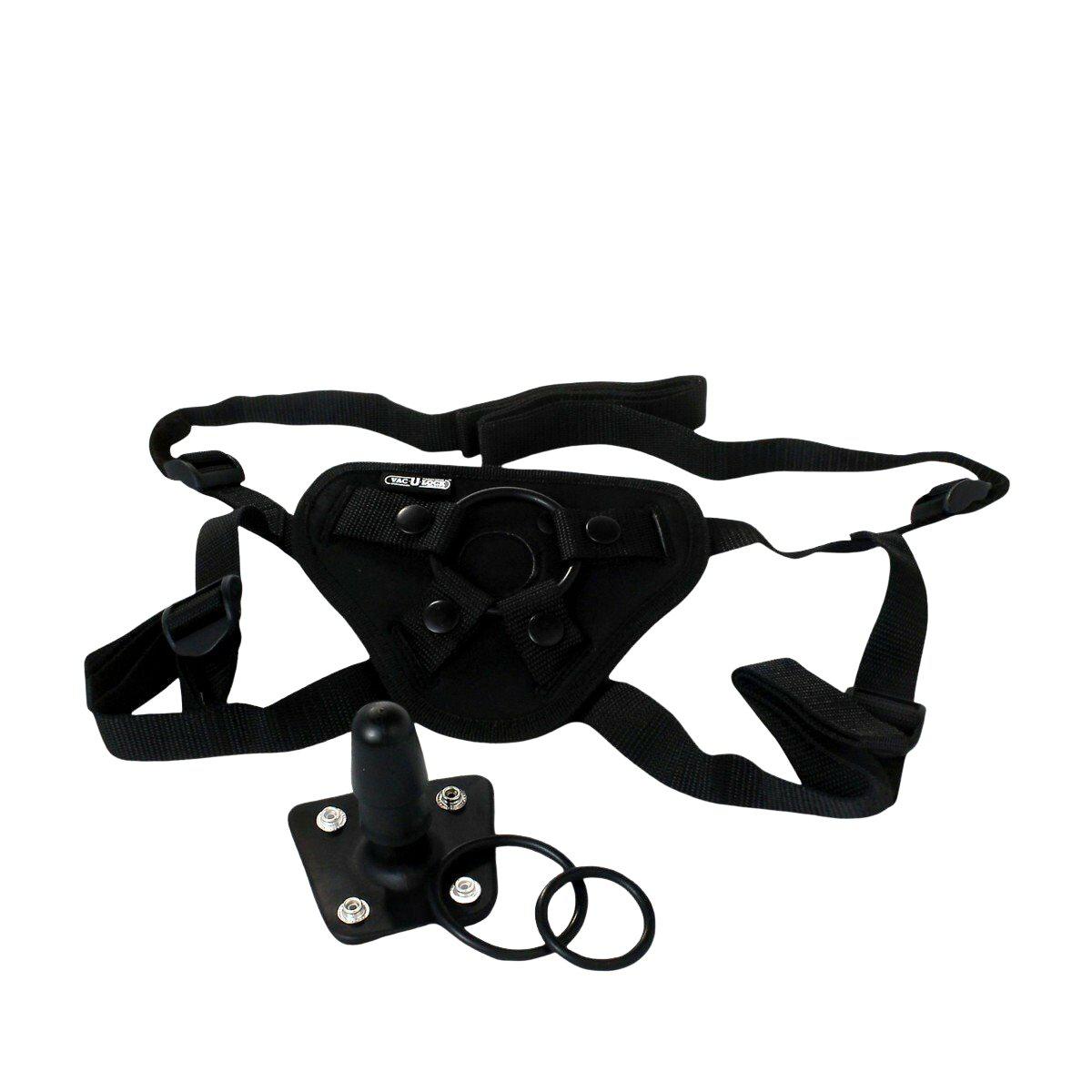 Vac-U-Lock Strap On Harness with Plug