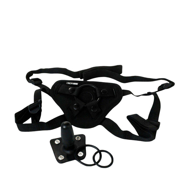 Vac-U-Lock Strap On Harness with Plug