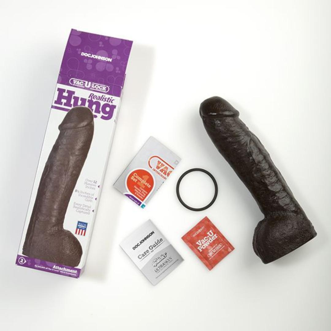 Vac-U-Lock 12.5 Inch Big Strap On Dildo