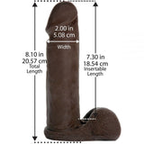 Vac-U-Lock 8 Inch Ultraskyn Dildo