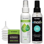 Vac-U-Lock Vibrating Dual Density Ultraskyn Set with Remote