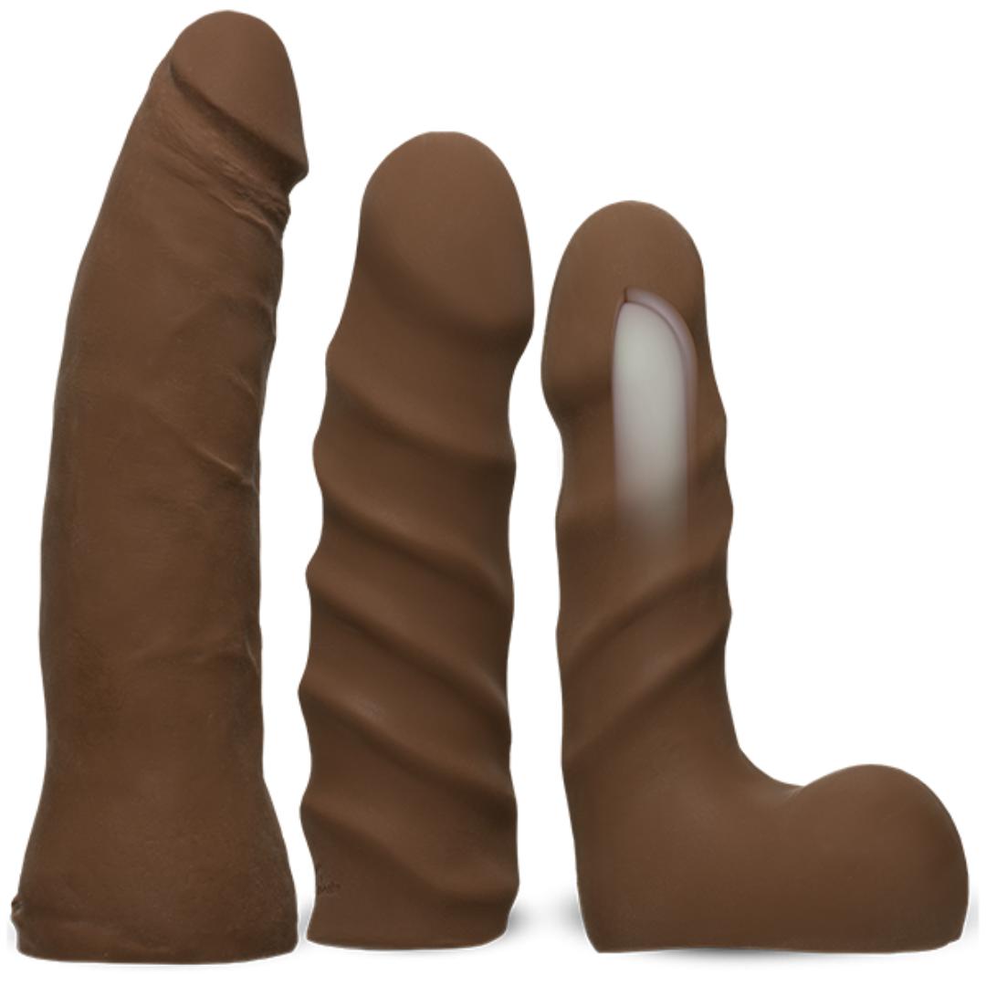 Vac-U-Lock Vibrating Harness Starter Set with Remote