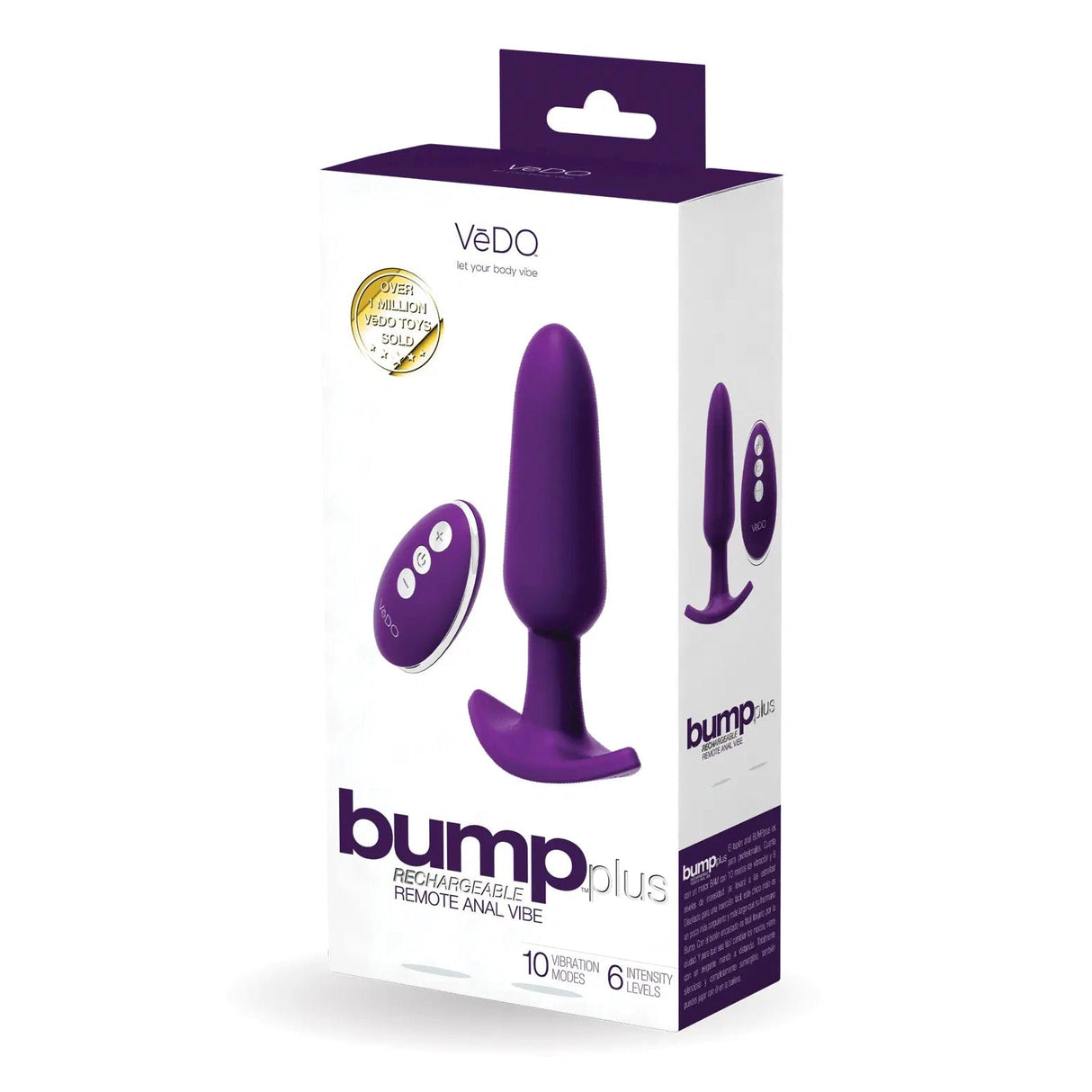 VeDO Bump Plus Rechargeable Remote Control Vibe