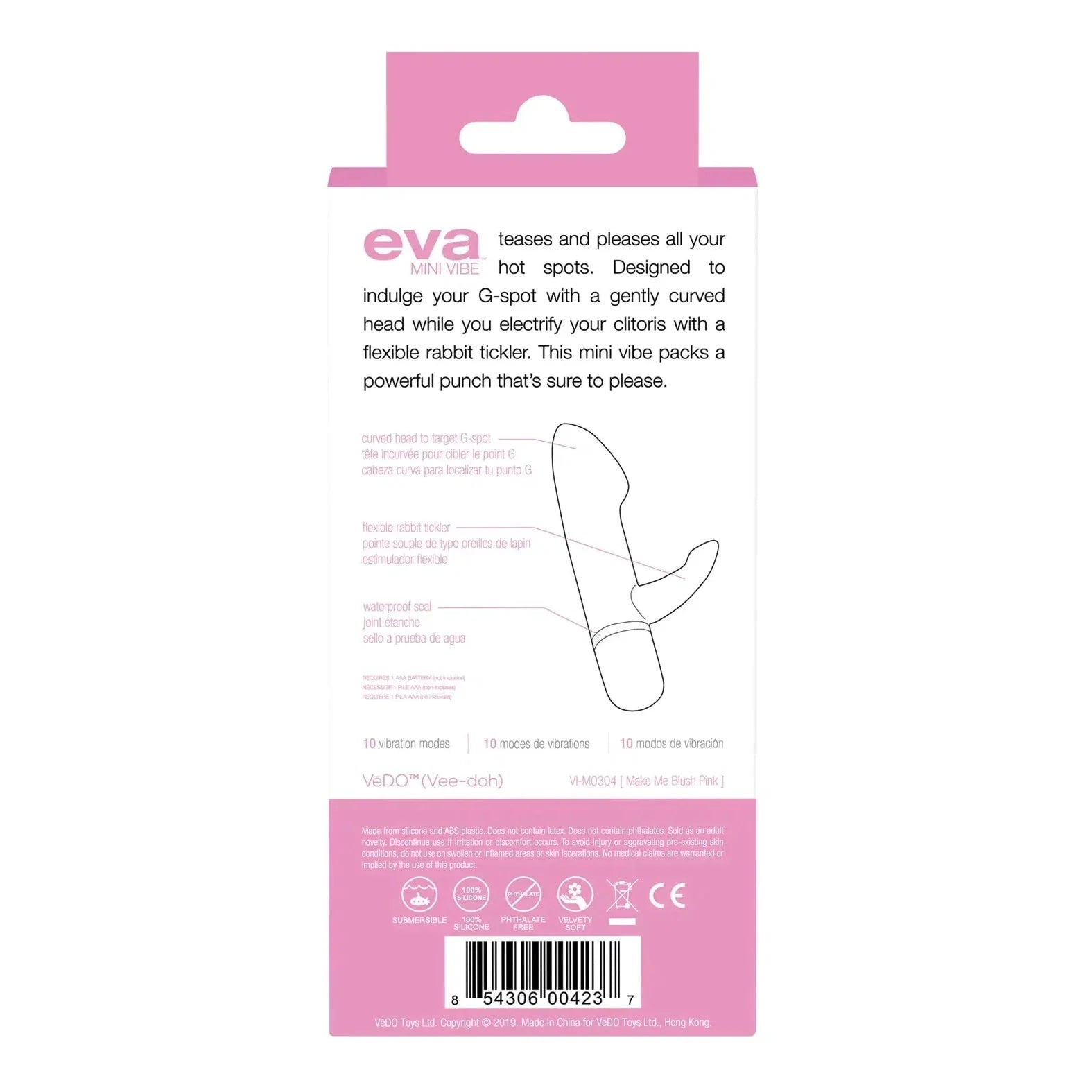 VeDO Eva Mini Vibe Super Quiet Vibrator