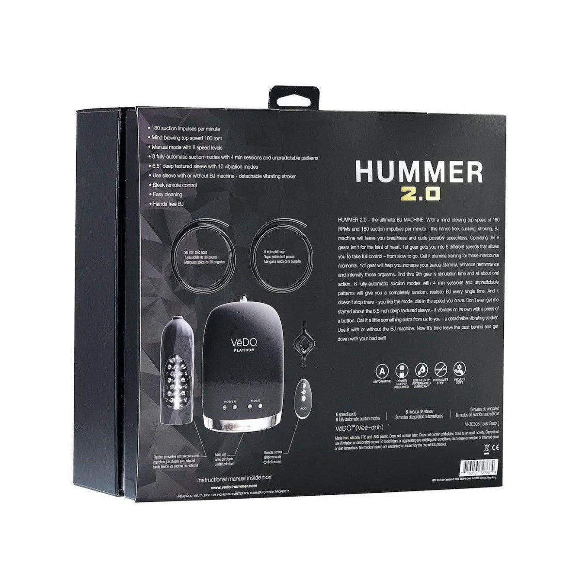 Hummer Machine VeDO Hummer 2.0 Hands Free BJ Machine | HotCherry