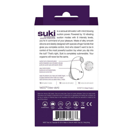 VeDO Suki Rechargeable Vibrating Sucker