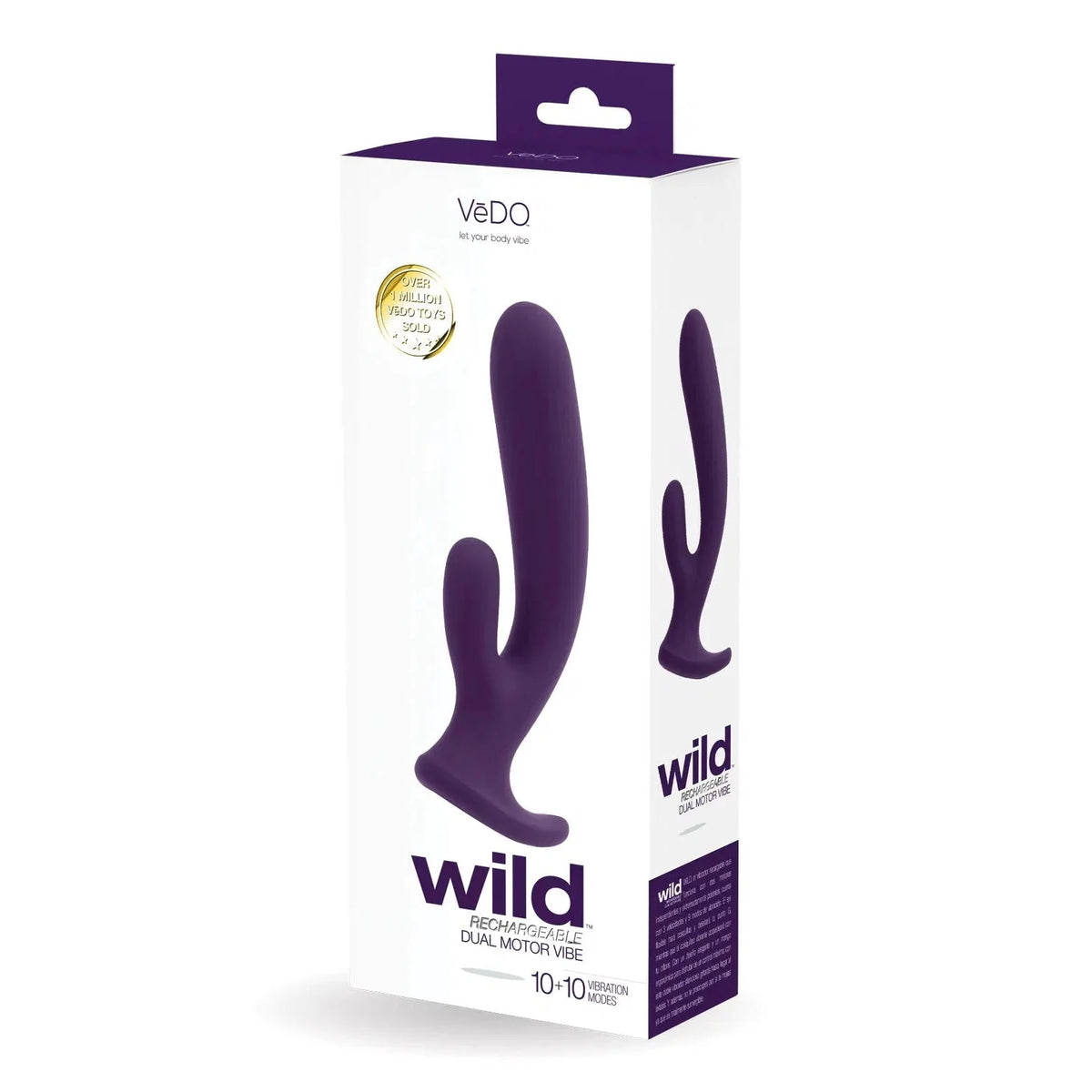 VeDO Wild Rechargeable Dual Stimulation Vibe