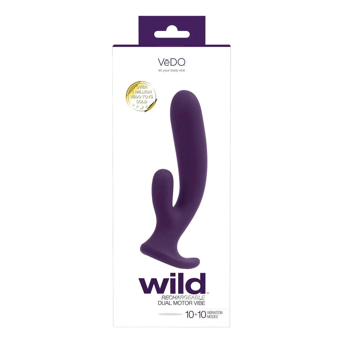 VeDO Wild Rechargeable Dual Stimulation Vibe