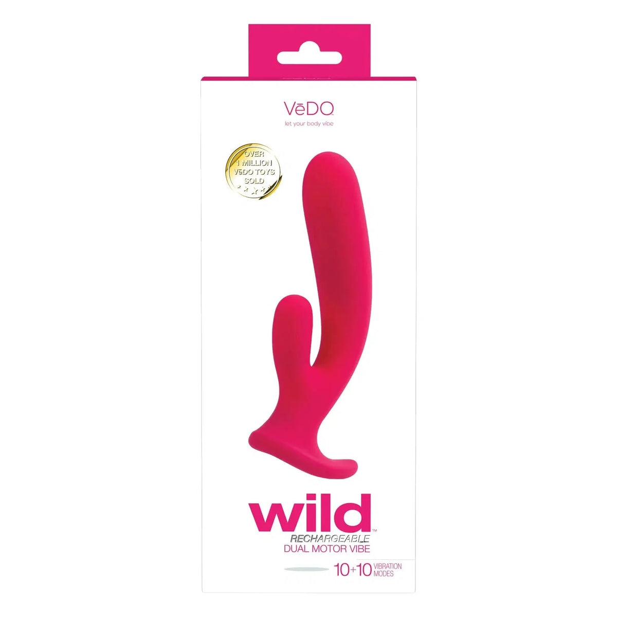 VeDO Wild Rechargeable Dual Stimulation Vibe