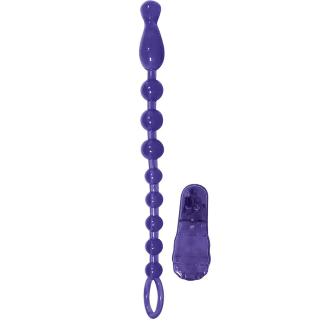 Vibrating Anal Beads - Purple