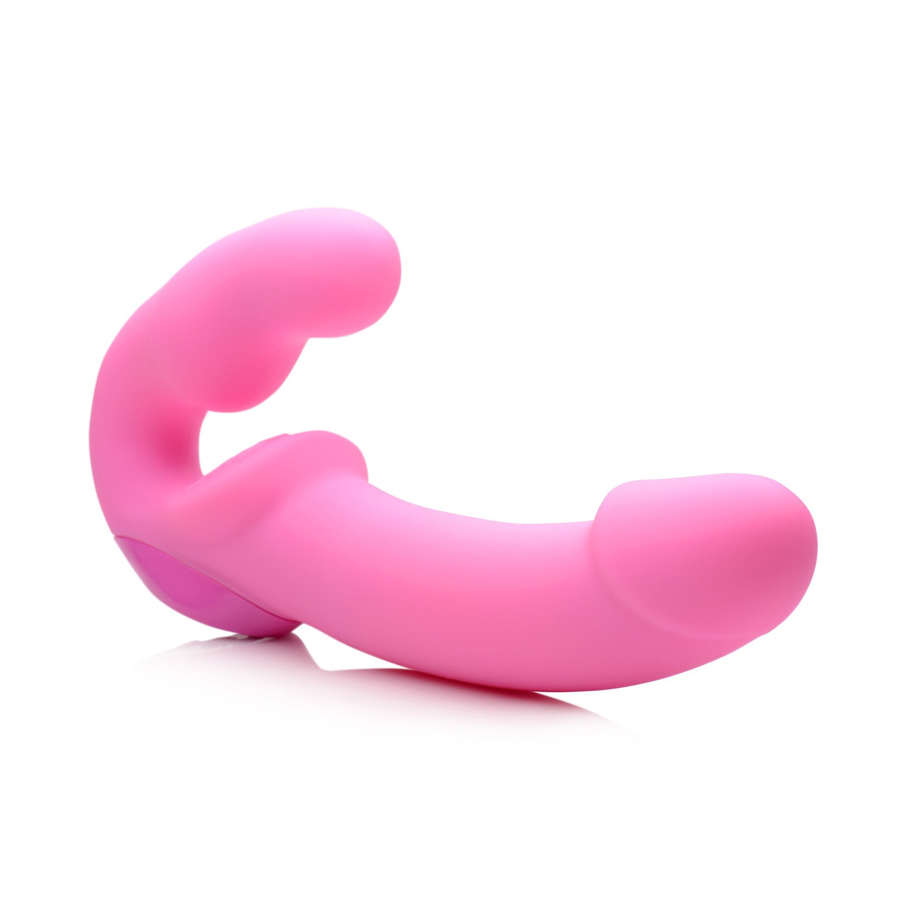 Vibrating Strapless Silicone Strap On with Remote Control