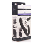 Vibrating Strapless Silicone Strap On with Remote Control