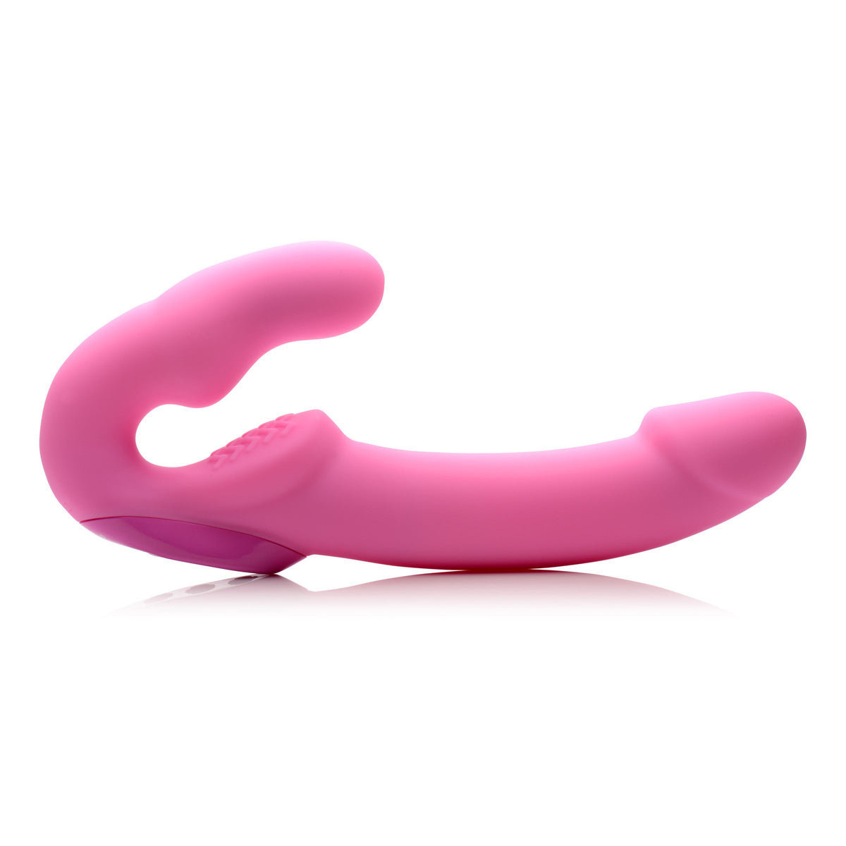 Vibrating Strapless Silicone Strap On with Remote Control