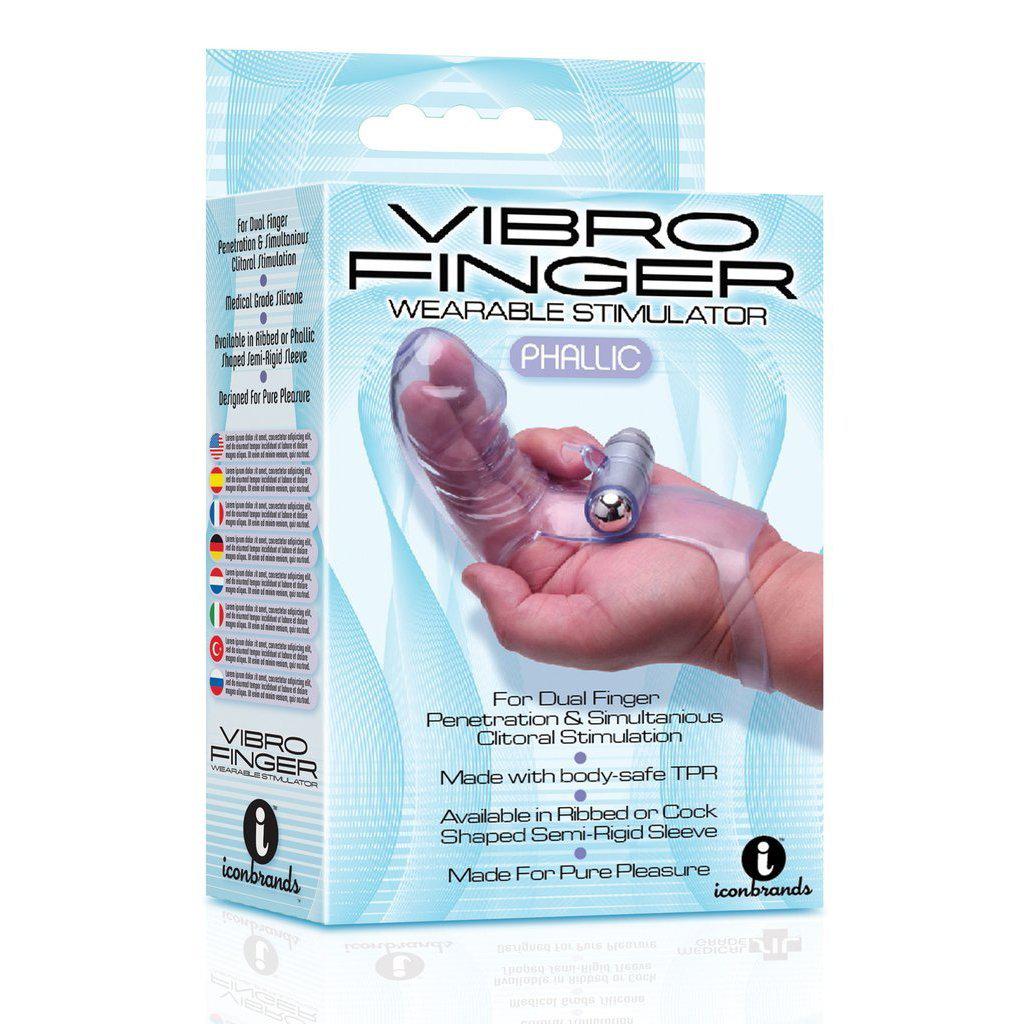 VibroFinger Dual Finger Stimulator with Bullet