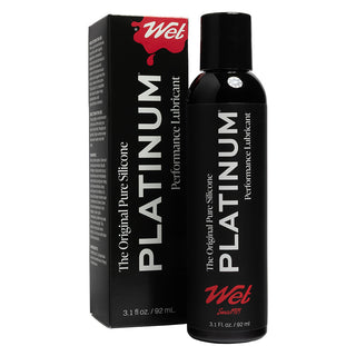 Wet Platinum Luxury Silicone Lubricant 3.1 oz