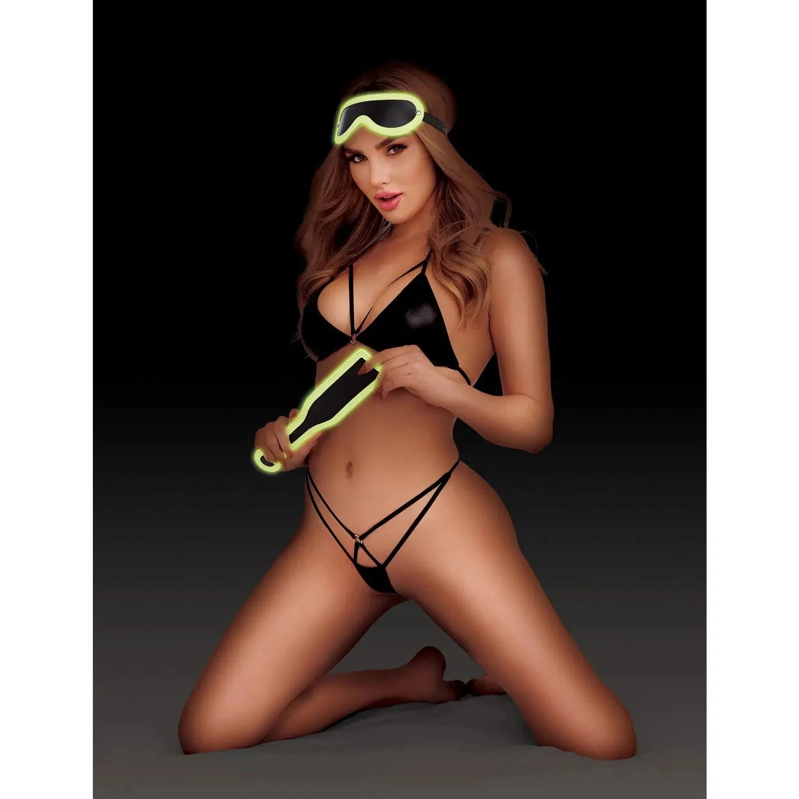 Whipsmart Glow In The Dark Deluxe 3-Piece Impact Play Set - Green