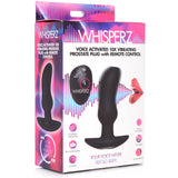 Whisperz Voice Activated 10x Vibrating Prostate Plug