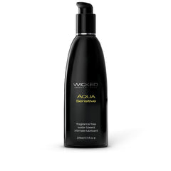 Wicked Aqua Sensitive Hypoallergenic Water Based Lubricant - 8 oz