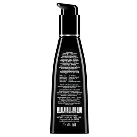 Wicked Sensual Care Water Based Lubricant - 4 Oz