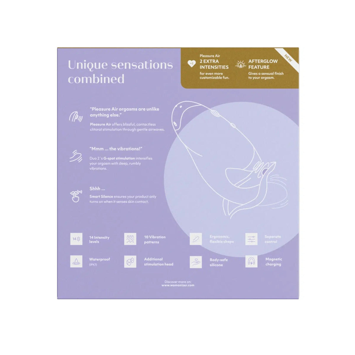 Womanizer DUO 2 Dual Clitoral & G-Spot Stimulator