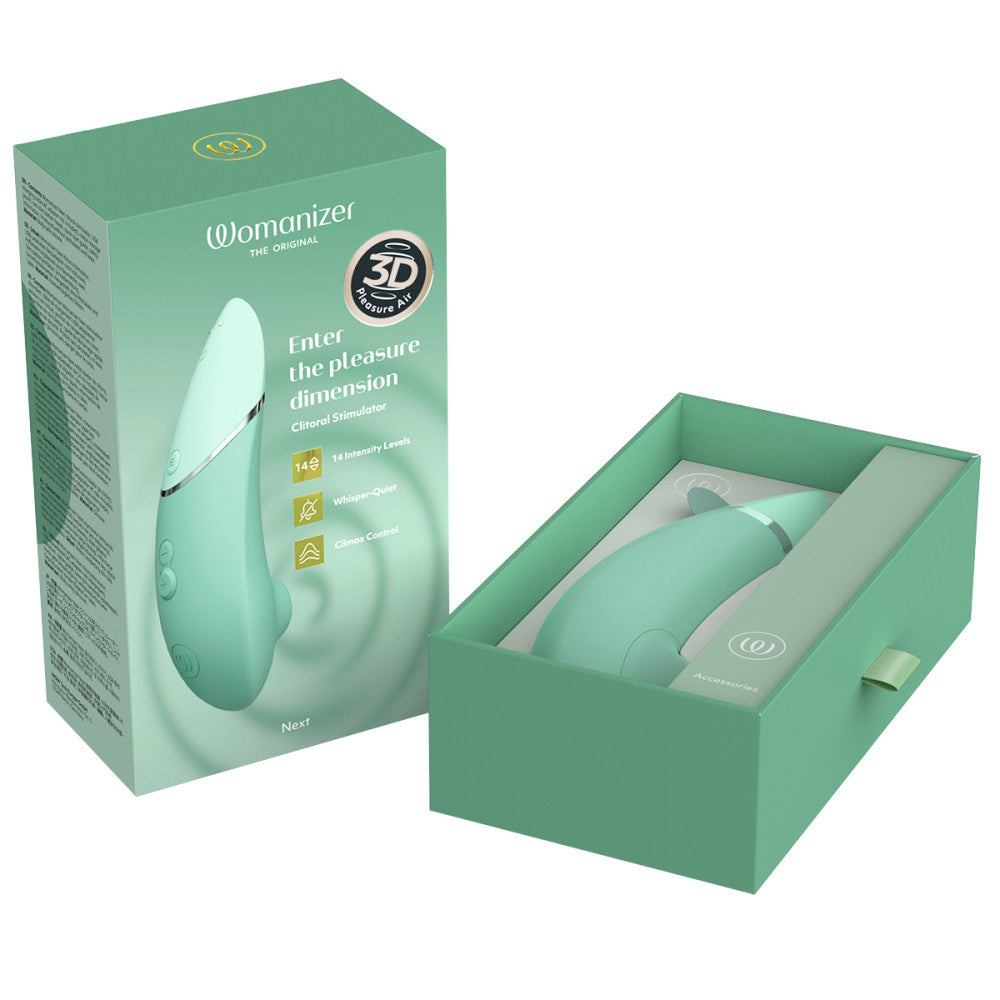 Womanizer Next 3D Climax Control Pleasure Air Clitoral Stimulator