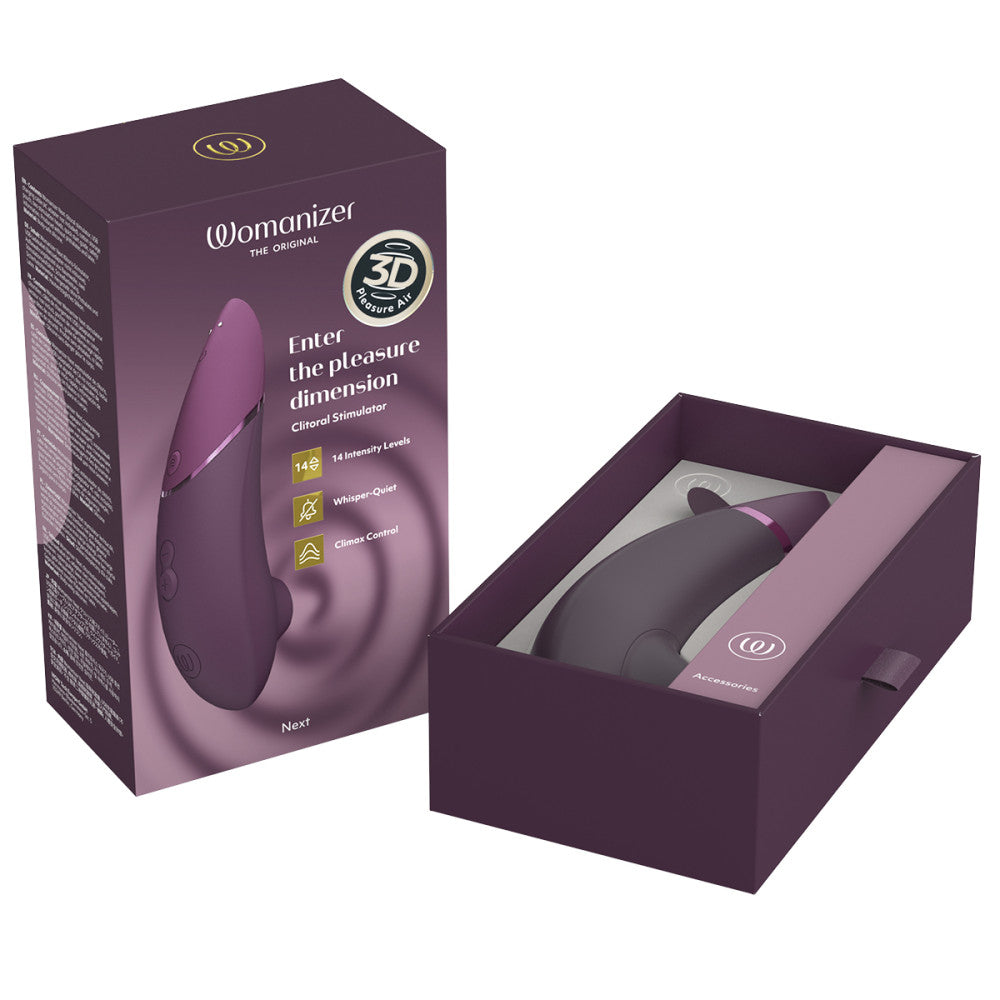 Womanizer Next 3D Climax Control Pleasure Air Clitoral Stimulator