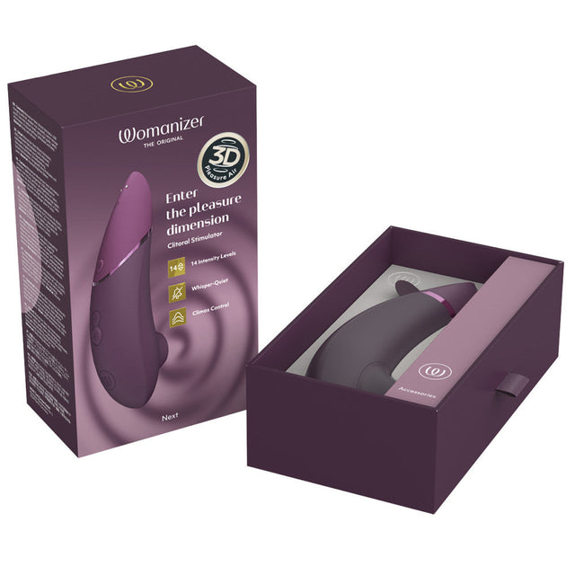 Womanizer Next 3D Climax Control Pleasure Air Clitoral Stimulator