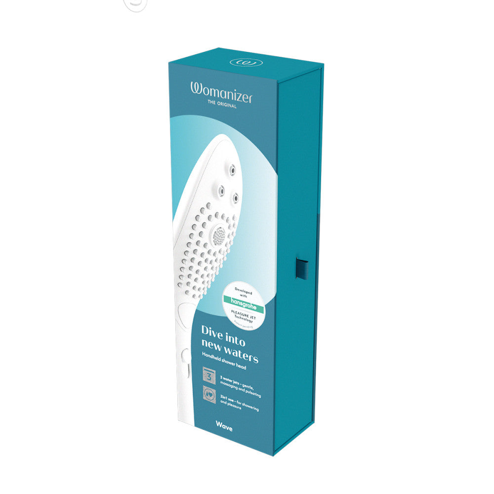 Womanizer Wave Shower Head & Water Massage Clitoral Stimulator