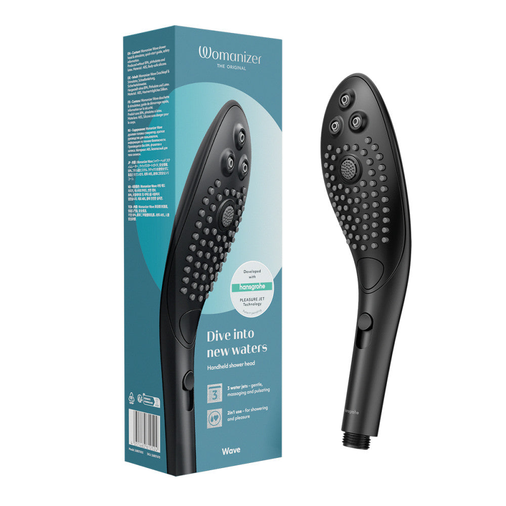 Womanizer Wave Shower Head & Water Massage Clitoral Stimulator